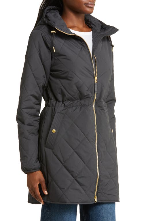 Shop L.l.bean Bean's Cozy Quilted Coat In Darkest Gray