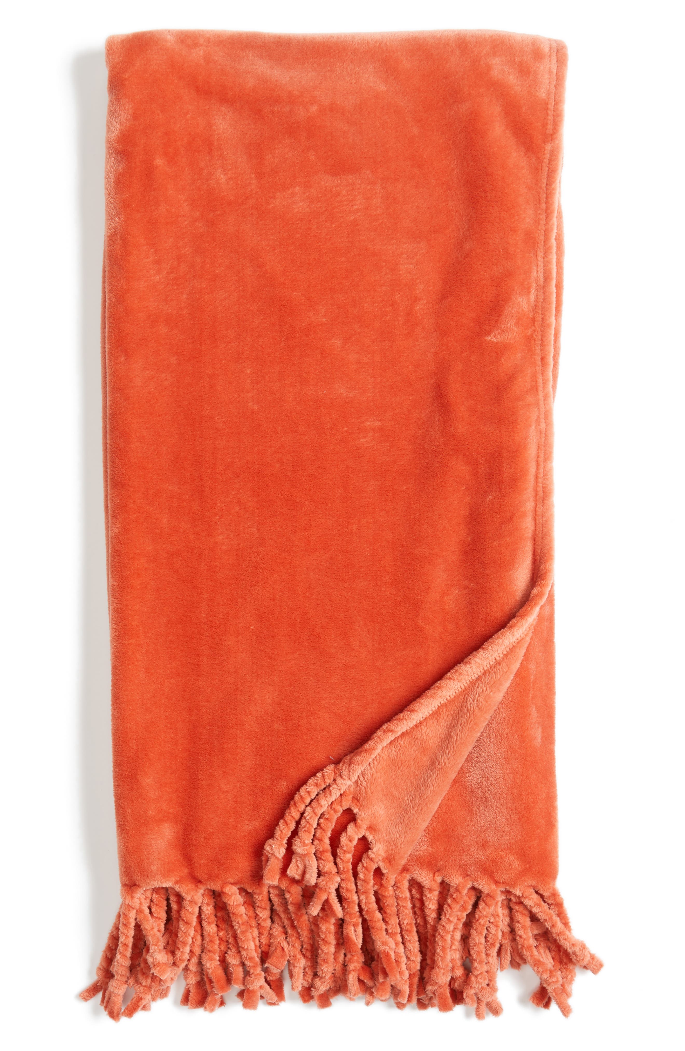 NORDSTROM AT HOME,
                            Kennebunk Bliss Plush Throw,
                            Main thumbnail 562, color,
                            803