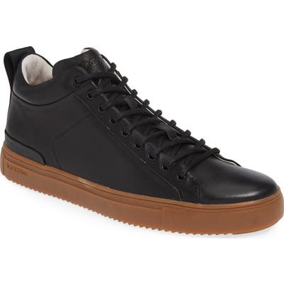 Blackstone Mid Top Sneaker, Black