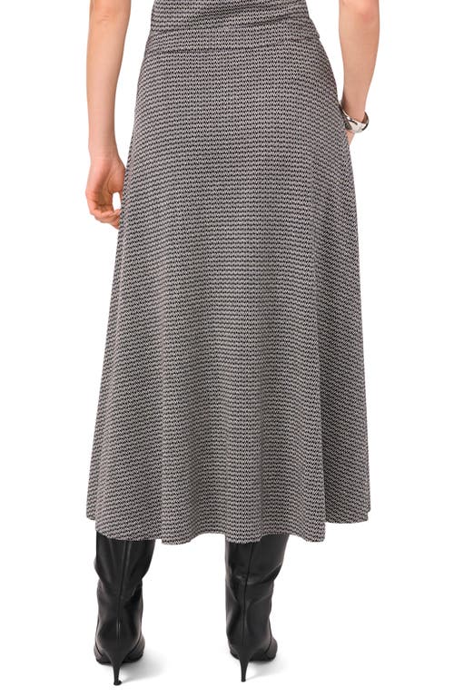 VINCE CAMUTO VINCE CAMUTO ZIGZAG STRIPE MIDI SKIRT