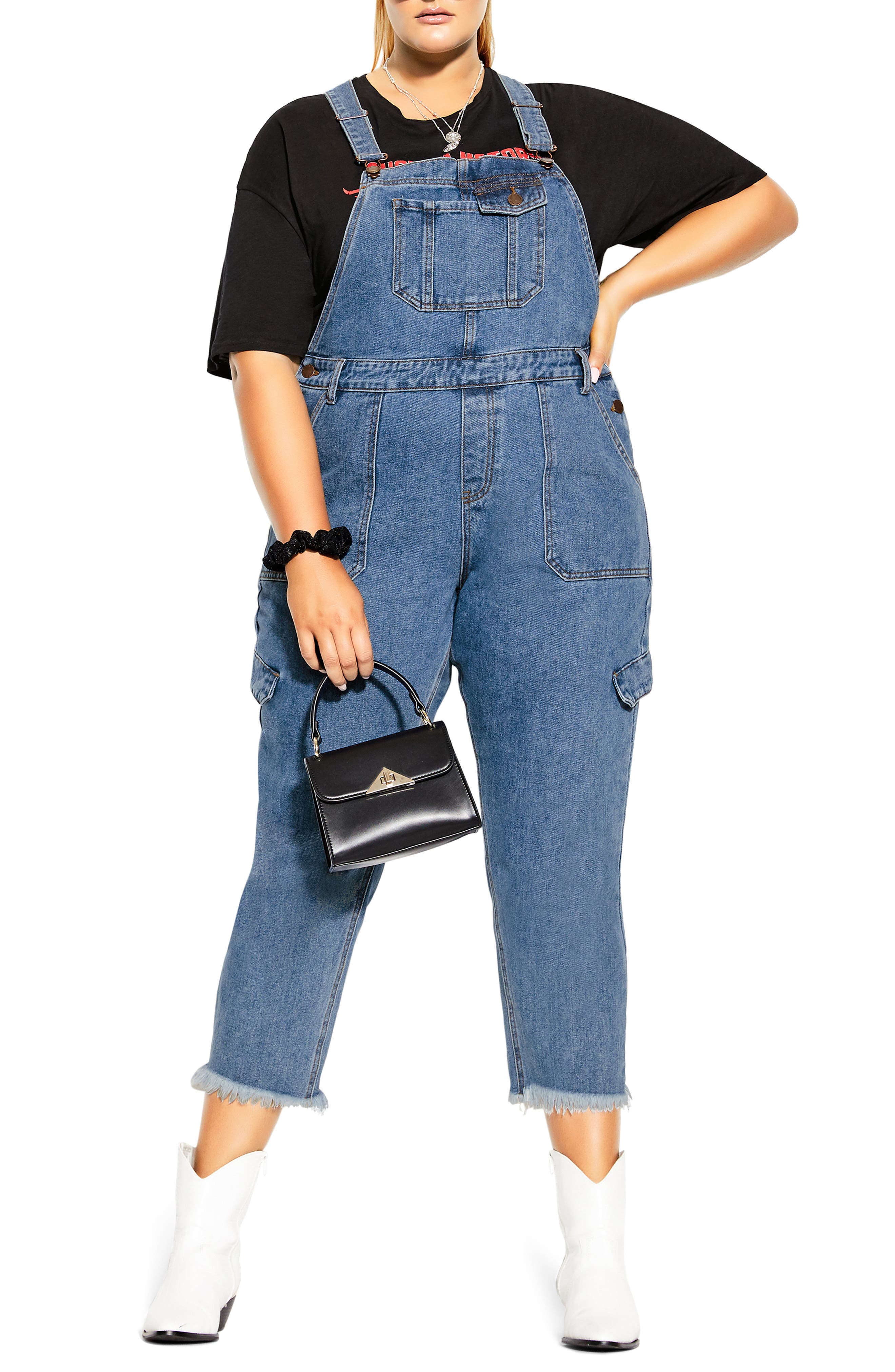 city chic denim overalls