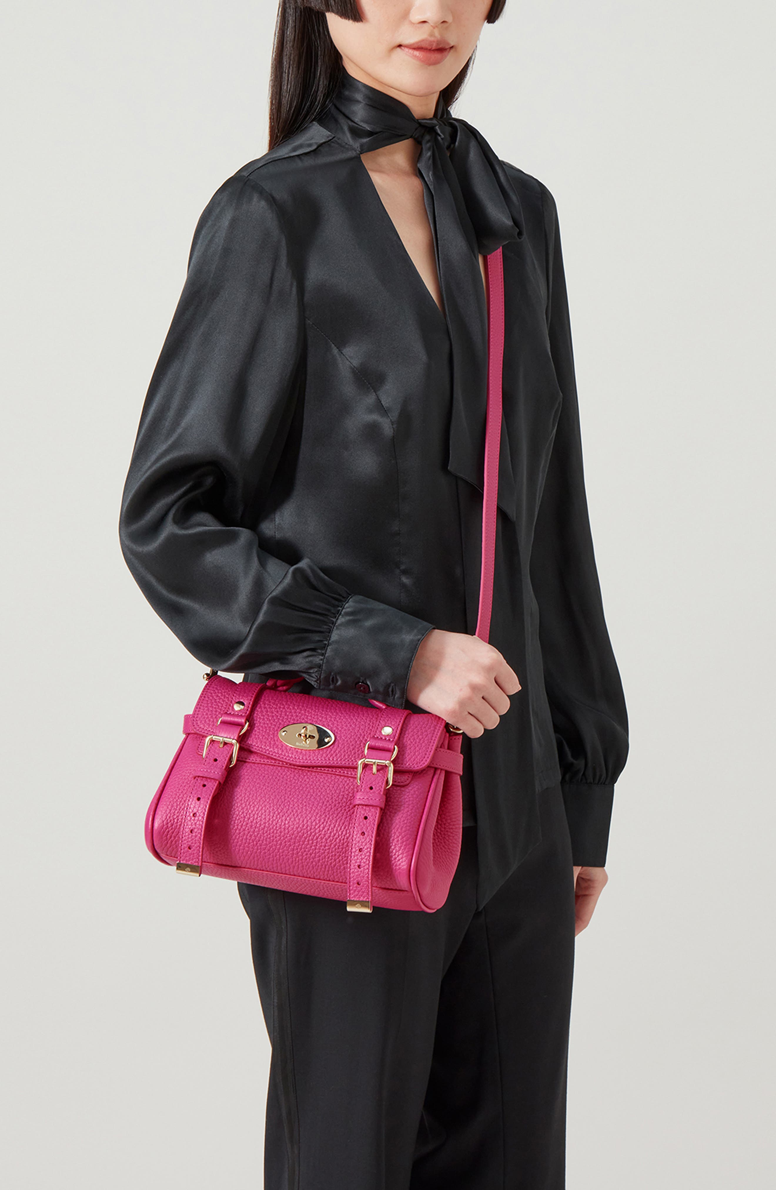mulberry mini alexa black