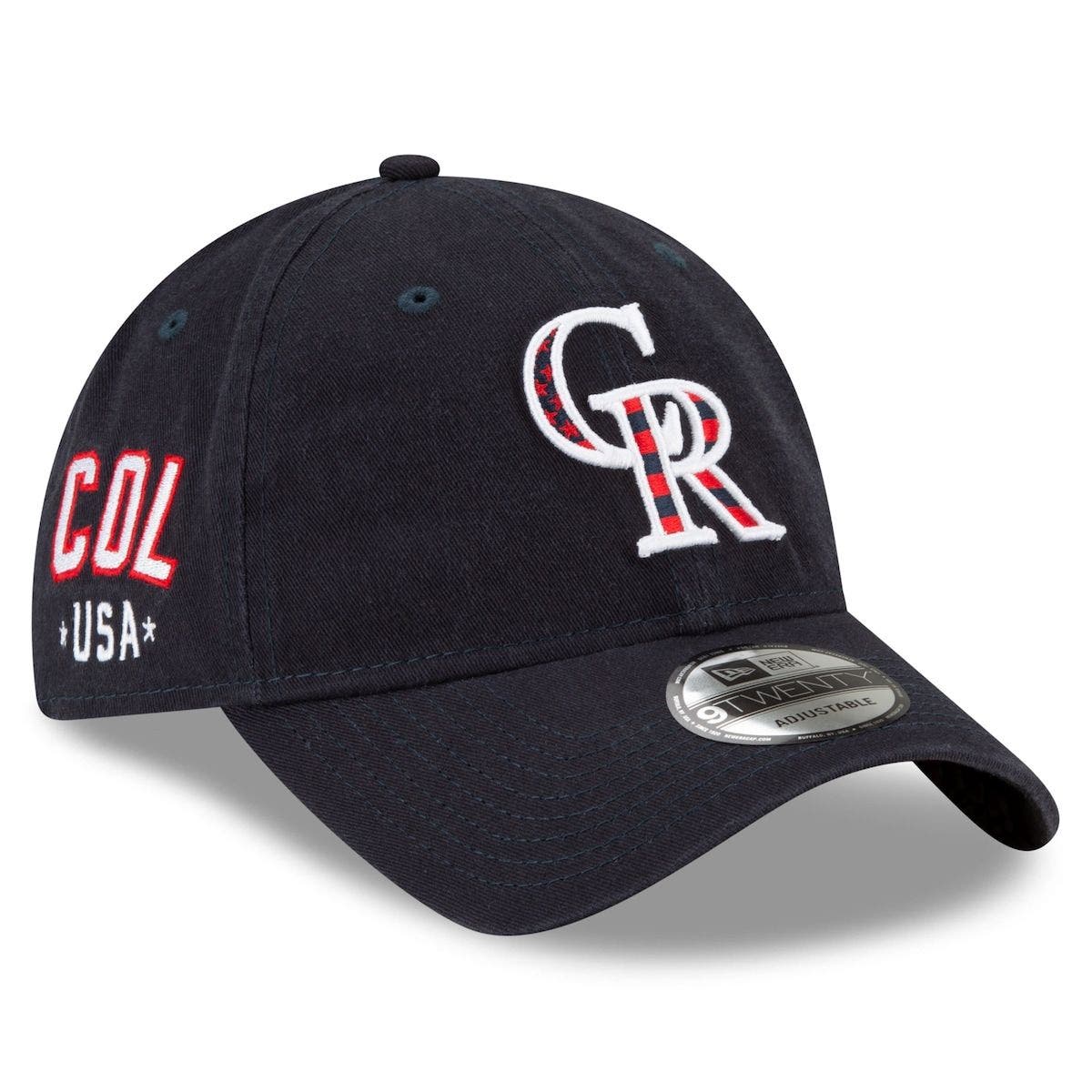 New Era Navy Colorado Rockies 4th 