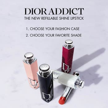 DIOR Addict Refillable Hydrating Shine lipsticks SWATCHES in