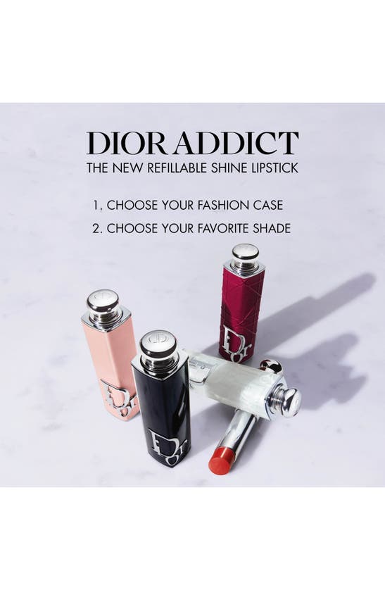 Shop Dior Addict Refillable Couture Lipstick Case In Rosemania