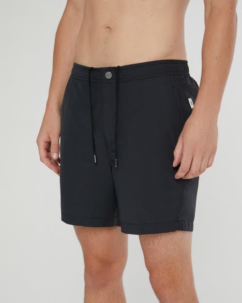 Shop Onia Calder 6e Swim Trunk In Black