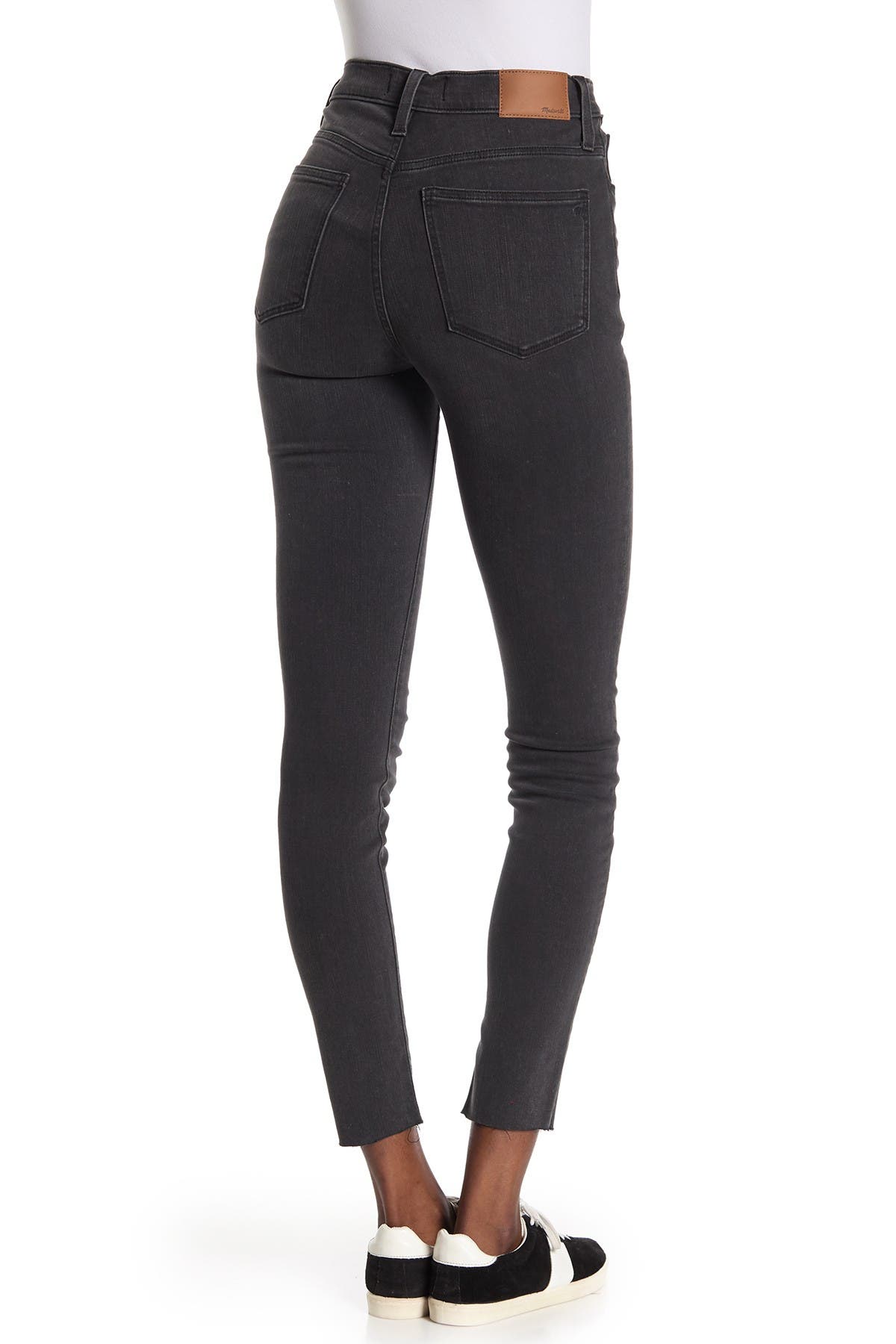 madewell black skinny skinny jeans