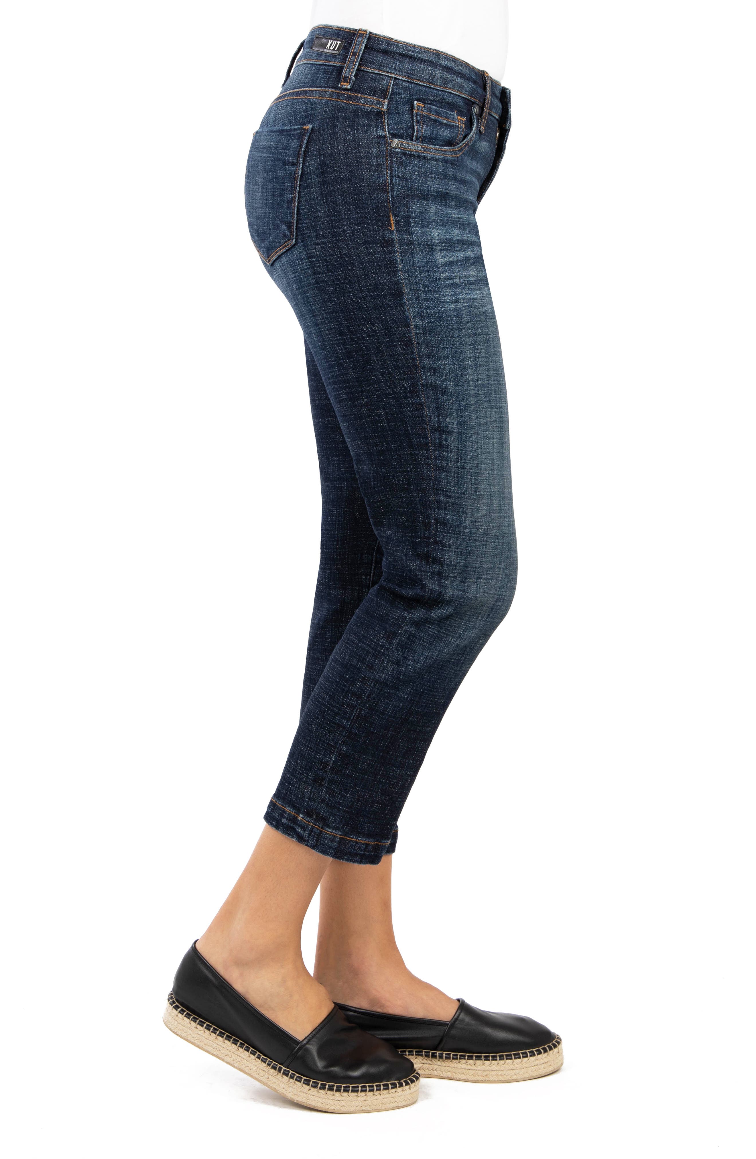 KUT from the Kloth Lauren Crop Jeans 
