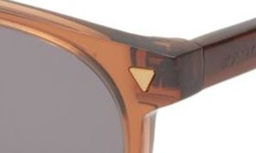 Shop Bottega Veneta 50mm Oval Sunglasses In Brown