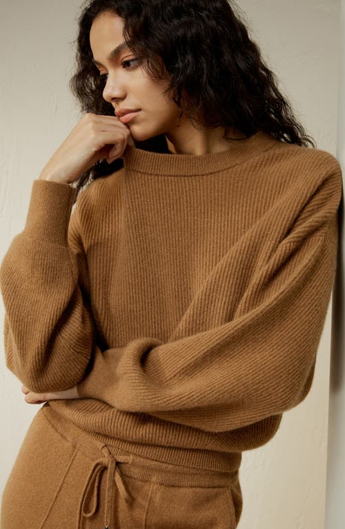 Shop Lilysilk Eshe 2-in-1 Cashmere Detachable Hoodie In Toffee