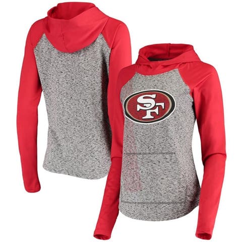 San Francisco 49ers Mitchell & Ness Slugfest Raglan Hoodie Long