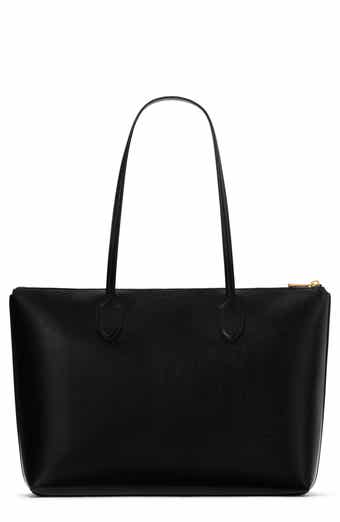 Medium Bleecker Saffiano Leather Crossbody Tote Bag