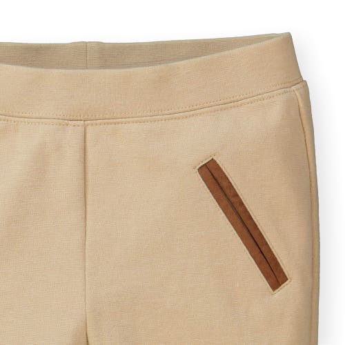 Shop Hope & Henry Girls' Ponte Riding Pant, Kids In Medium Khaki