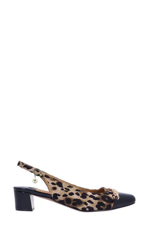 Shop J. Reneé Bagley Slingback Pump In Brown/black
