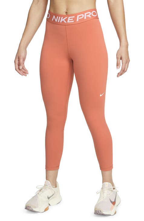Women's Orange Cropped & Capri Pants