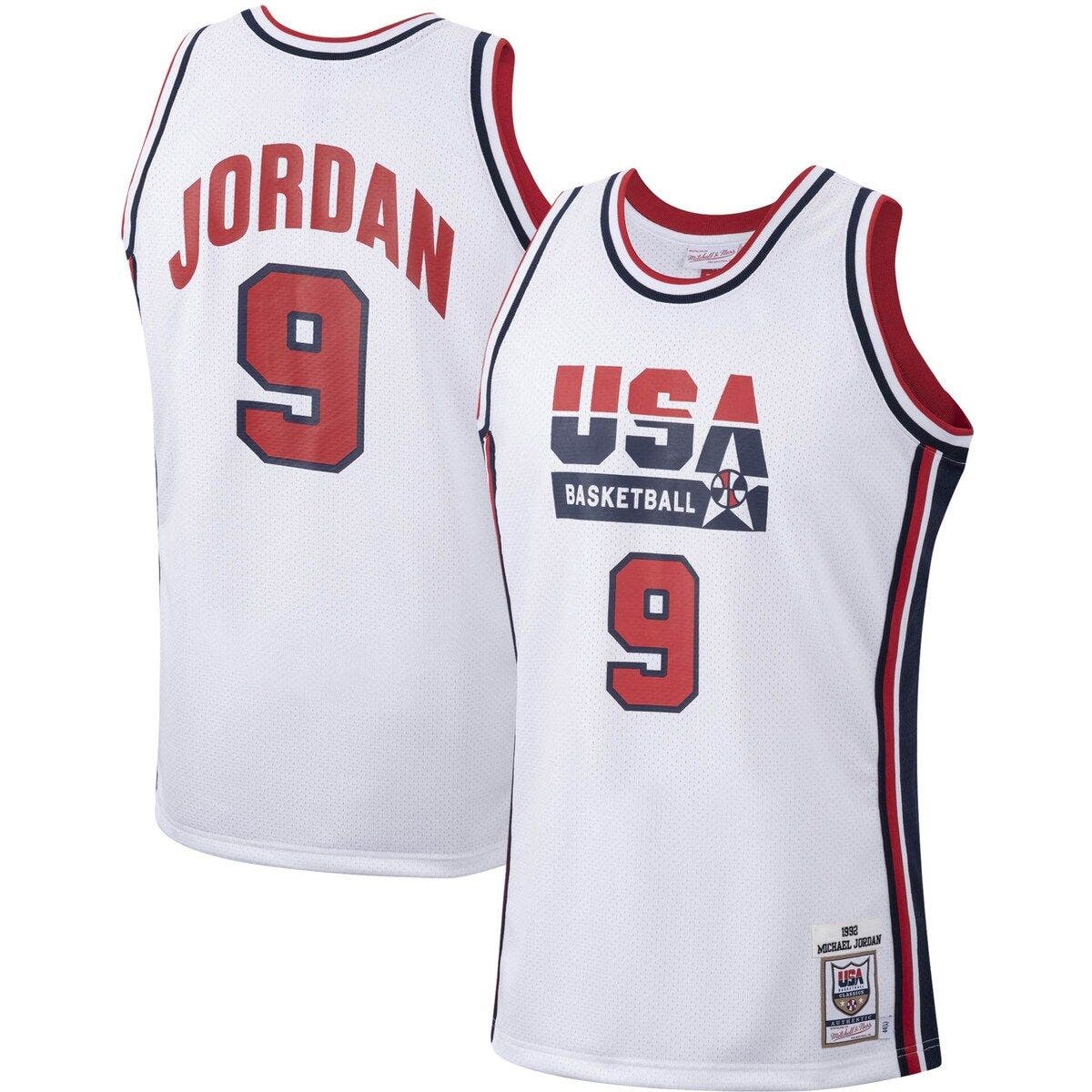 Mitchell & Ness Men's Mitchell & Ness Michael Jordan White USA