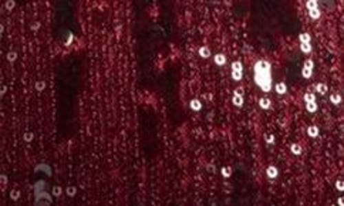 Shop Topshop Strappy Sequin Minidress In Burgundy