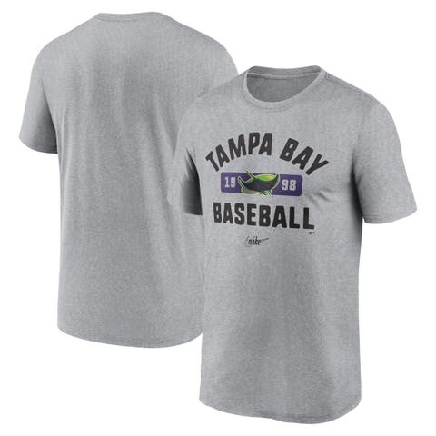 Men's Seattle Mariners Nike Heathered Gray Primetime Property Of Practice T- Shirt