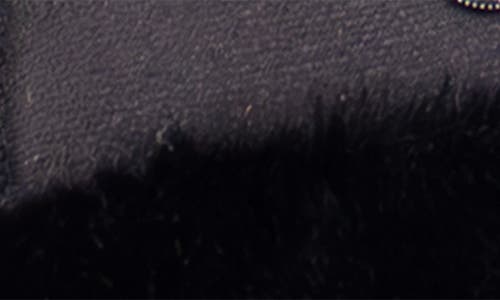 Surell Faux Shearling Flip Top Mittens In Black