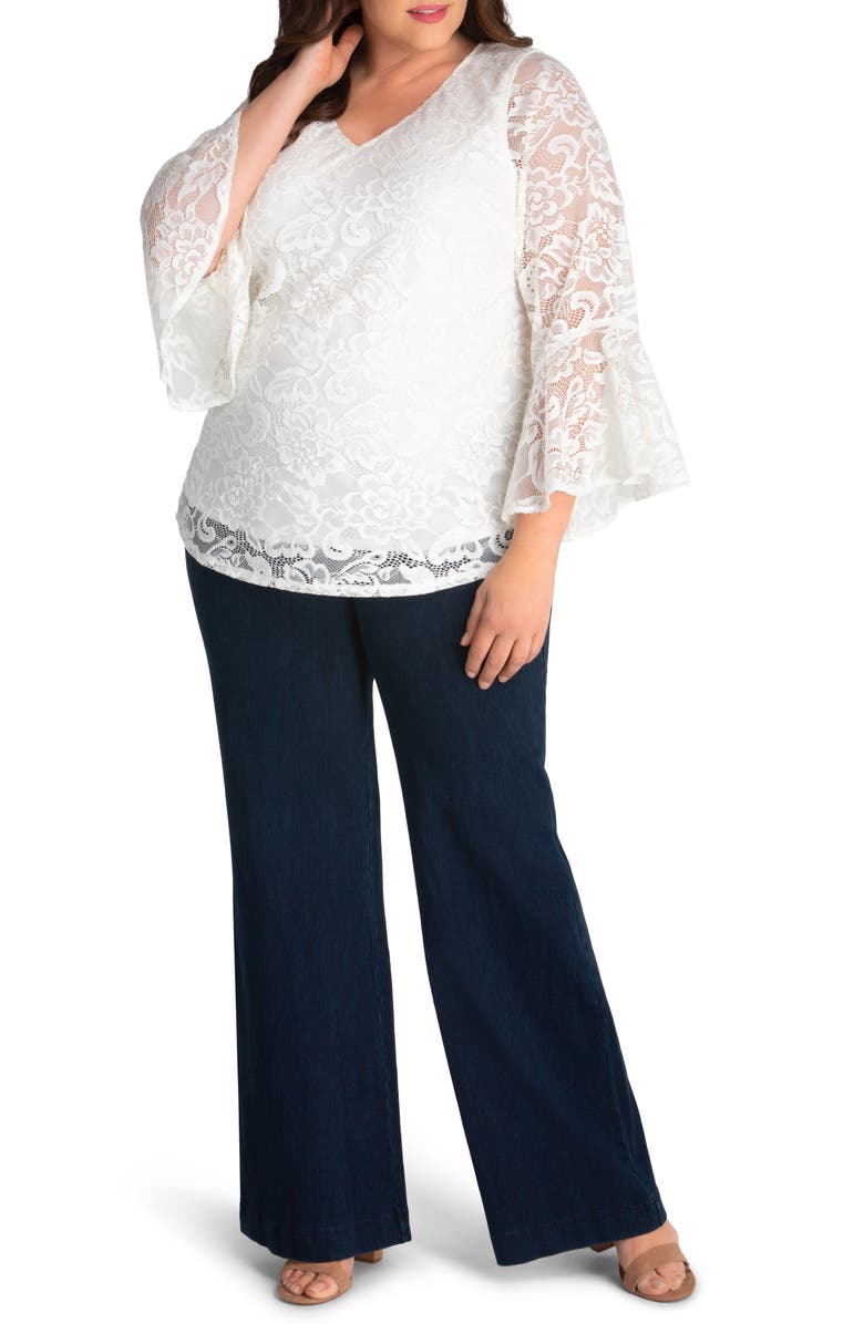 パステルオリーブ louren ローレン slit sleeve lace jacket - 通販