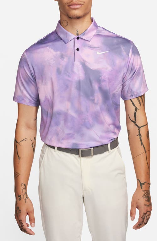 Nike Golf Dri-fit Stretch Golf Polo In Purple