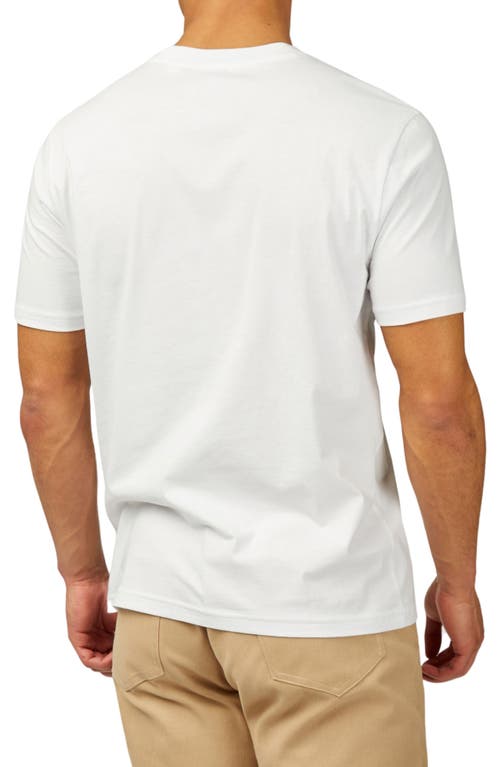 Ben Sherman Rehersal Room Organic Cotton Graphic T-shirt In White