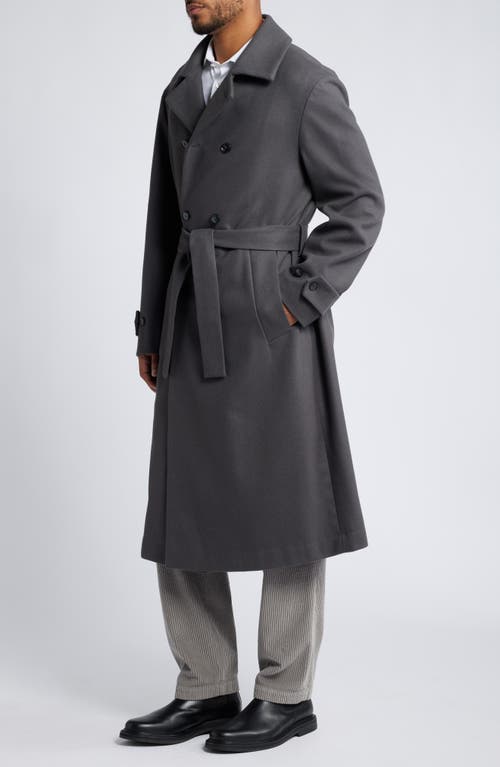 Shop Barena Venezia Capotagio Carama Wool Blend Coat In Malva