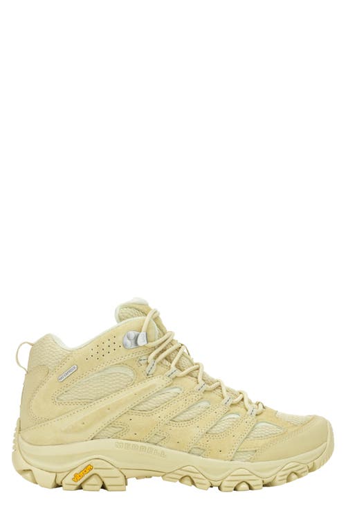 Merrell Moab 3 Mid Waterproof Hiking Shoe In Reed