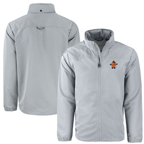 Men's Cutter & Buck Gray Syracuse Orange Vault Charter Eco Recycled ...