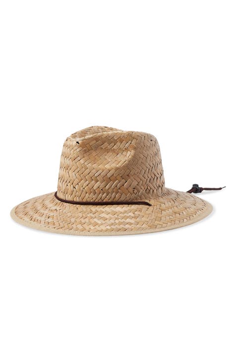 Handmade Straw Hat with Sun Protection - Line In The Sand Swim