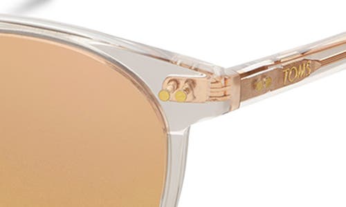 Toms Bellini Champagne Crystal Handcrafted Sunglasses In Medium Yellow