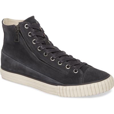 John Varvatos Star Usa Double Zip Sneaker- Black