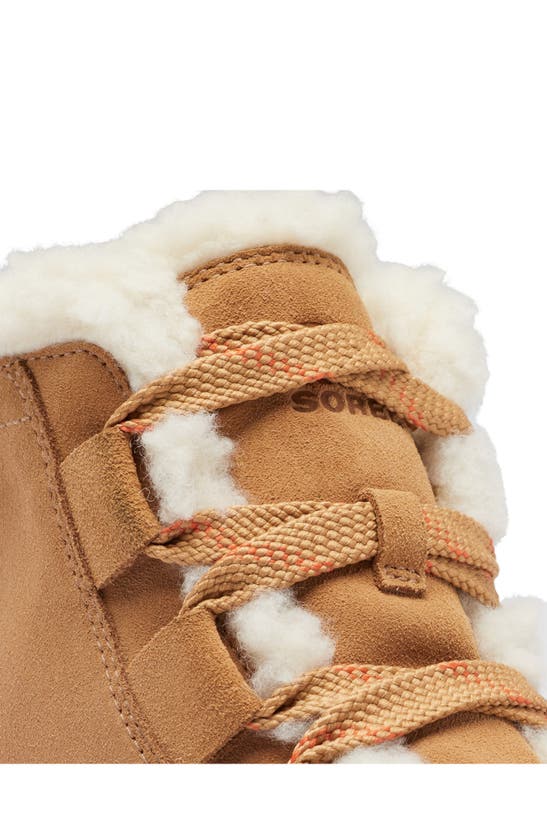 Sorel Evie Ii Cozy Waterproof Wedge Bootie In Tawny Buff/ Gum 2