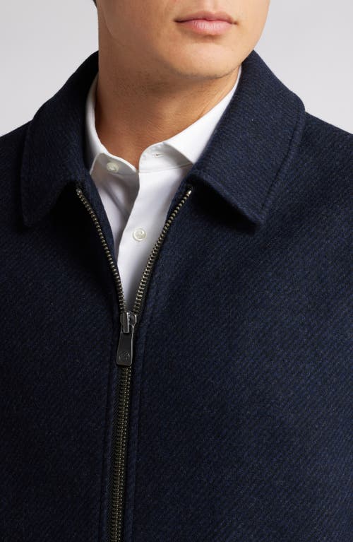 Shop Hart Schaffner Marx Paloma Wool Blend Twill Jacket In Navy Twill