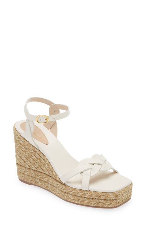 Braided Platform Espadrille Wedge Sandal (Women)