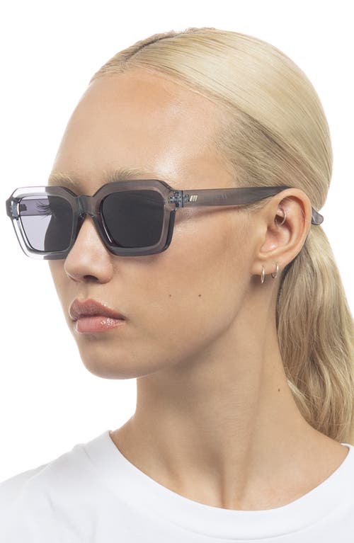 Shop Le Specs Impossible 51mm Square Sunglasses In Pewter