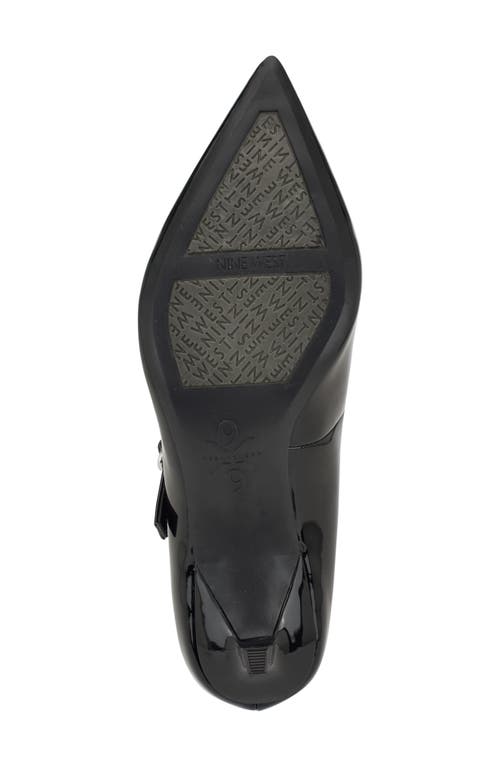 Nine West Hadey Pointed Toe Mary Jane Pump In Black
