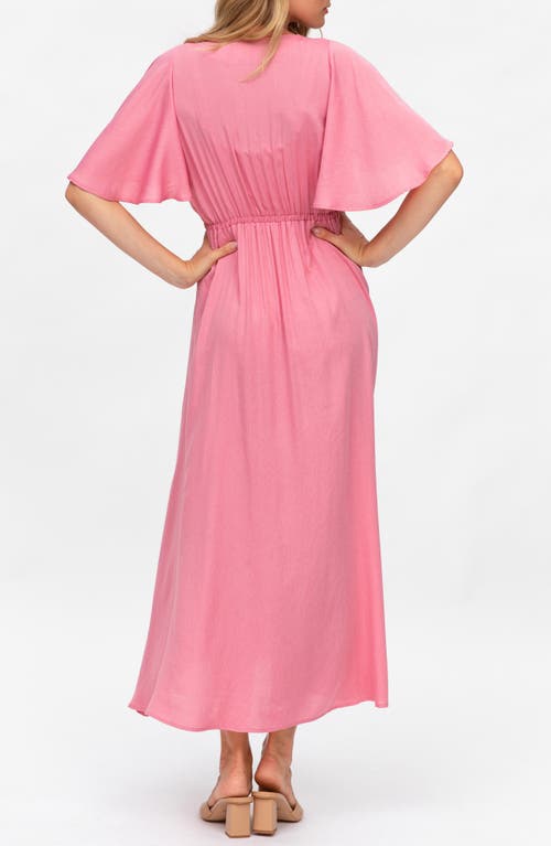 Pietro Brunelli Maternity Maxi Dress In Light/pastel Pink