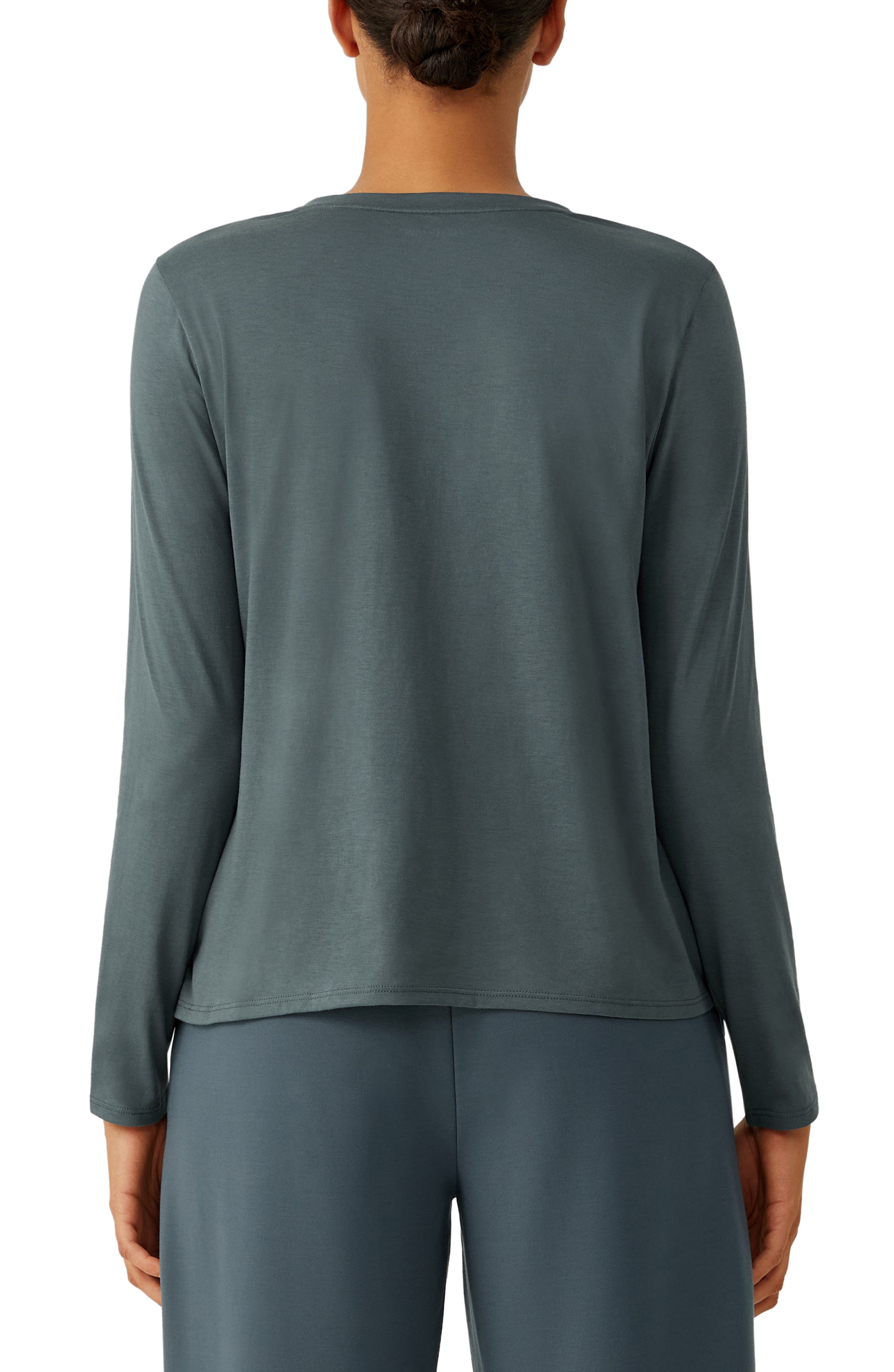 Eileen Fisher Organic Cotton V-Neck 