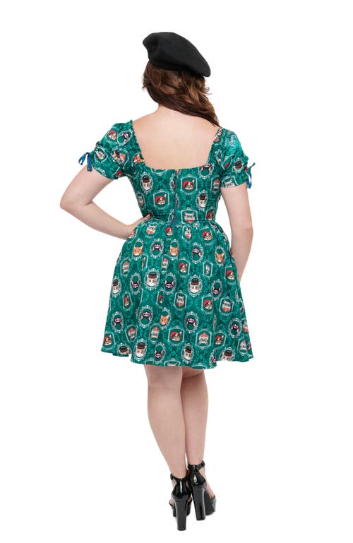 UNIQUE VINTAGE UNIQUE VINTAGE DAKOTA FIT & FLARE DRESS