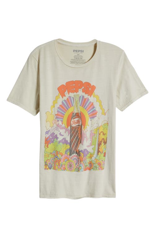 Shop Philcos Groovy Pepsi Cotton Graphic T-shirt In Sand