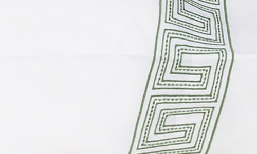 Matouk Ophelia 520 Thread Count Cotton Pillowcases In Clover