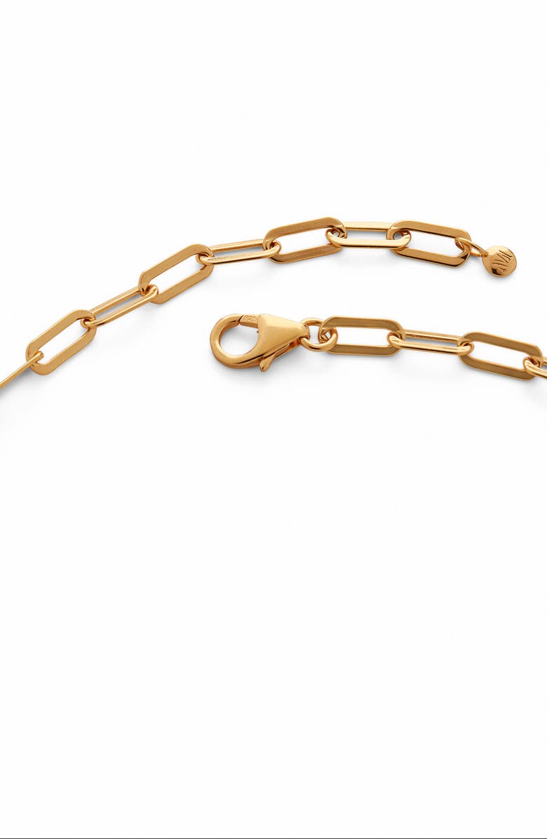 Monica Vinader Deco Paper Clip Chain Necklace | Nordstrom