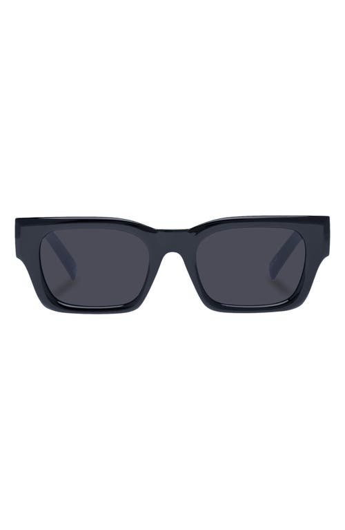 Shmood 52mm Rectangular Sunglasses in Black