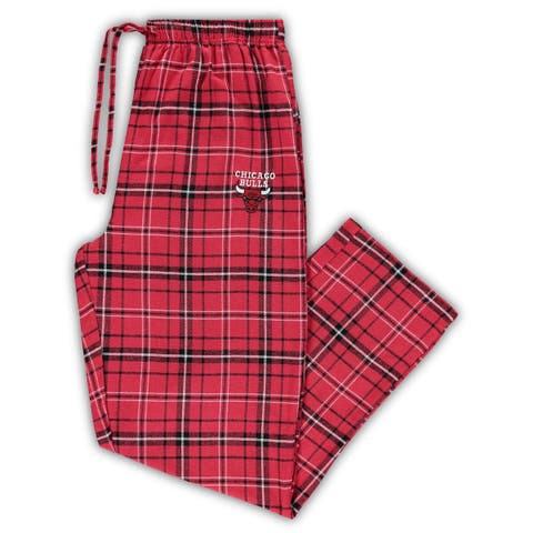 Men's Concepts Sport Red/Black Kansas City Chiefs Big & Tall Flannel Sleep Set