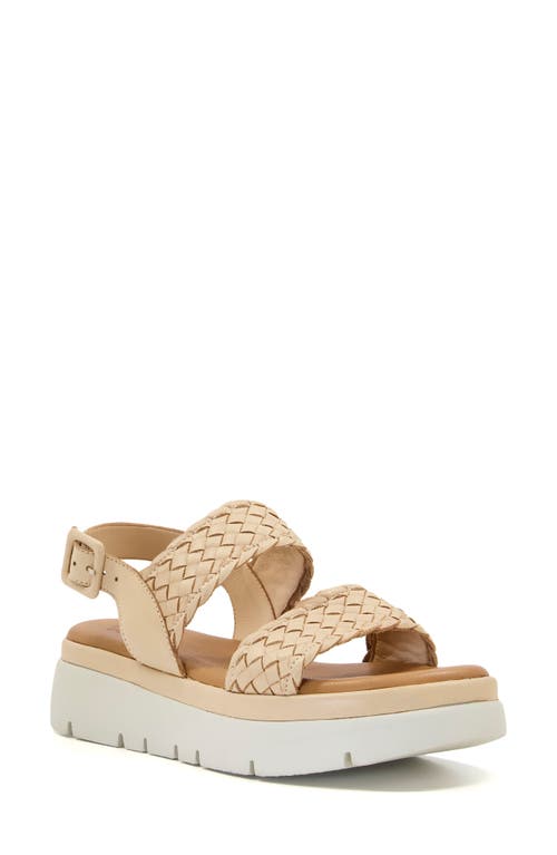 Lorris Slingback Platform Sandal in Caramel