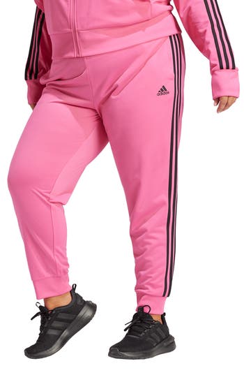 Adidas Originals Adidas 3-stripes Pocket Slim Tapered Joggers In Pink