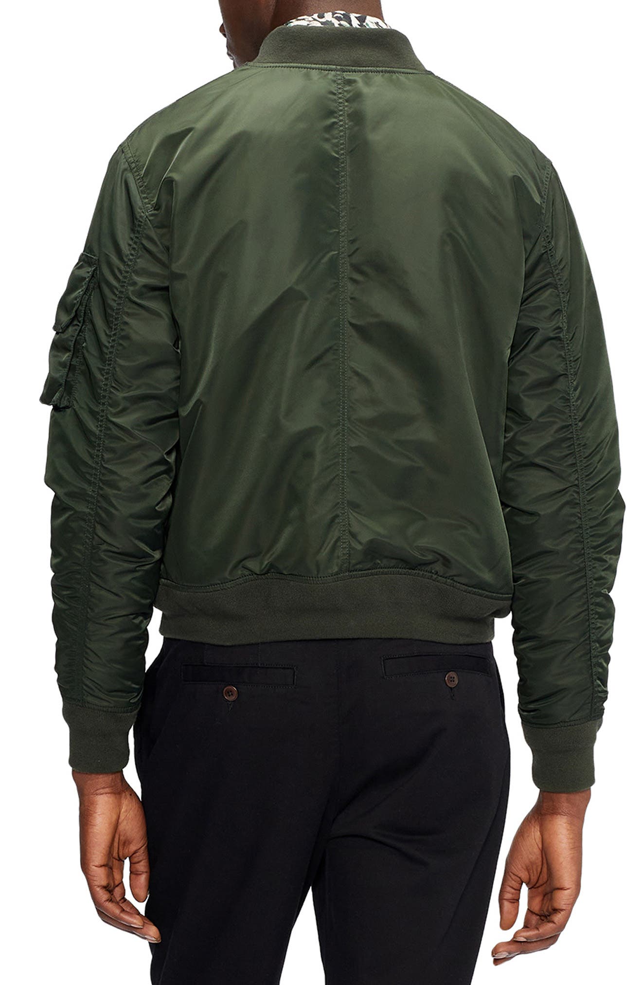 wadded bomber jacket