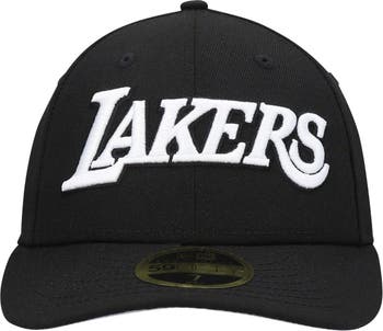 Men's Los Angeles Lakers New Era Black Official Team Color 59FIFTY