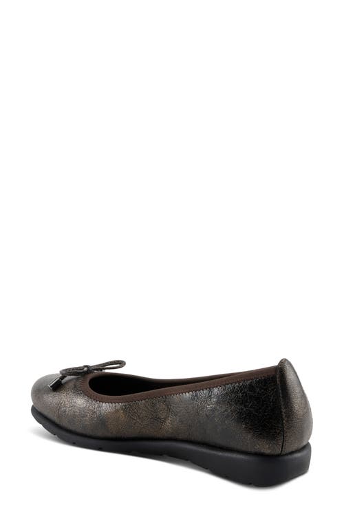 Spring Step Chesser Flat In Bronze